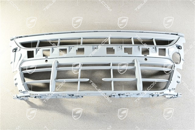 GTS / Turbo Sport design, Front bumper Grille, centre / middle , with ACC and Park Assist, Glossy black