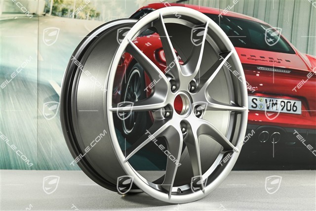 20" Felge, Carrera S III, Platinum-Seidenmatt, 8J x 20 ET57