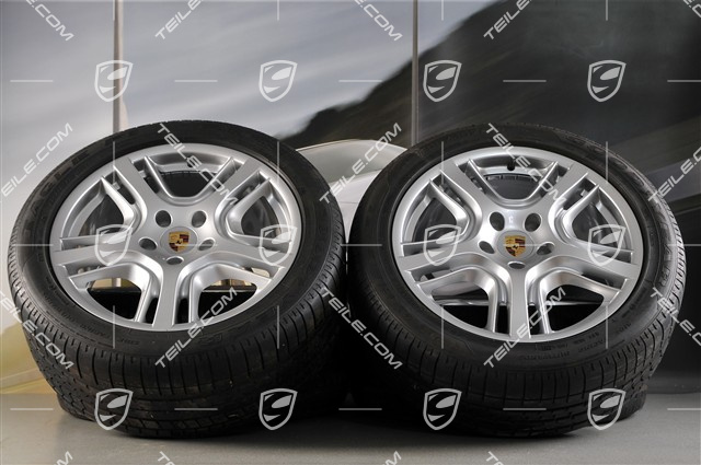 19" Panamera design summer wheels set, rims 9J x 19 ET60 + 10J x 19 ET61 + Michelin summer tyres 255/45 R19 + 285/40 R19