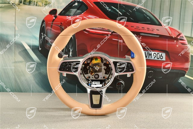 Multifunktionslenkrad, PDK, Sport Chrono Plus, Luxorbeige
