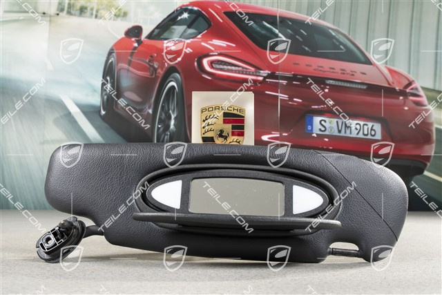 Sonnenblende, Coupe, Kunstleder, metropolblau, R