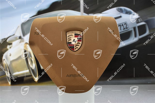 Airbag, 3-ramienny, plastikowy, piaskowy beż