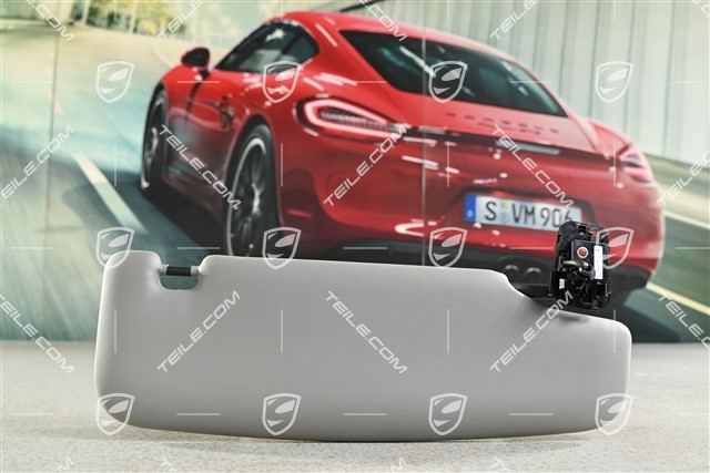 Sonnenblende, mit Spiegel, Platiniumgrau, Coupe, L