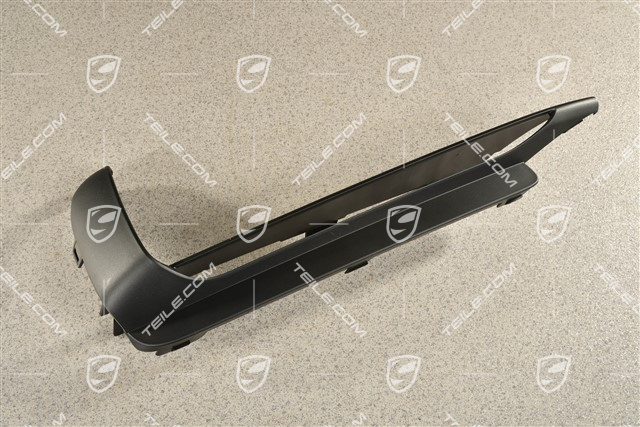 Disc / cover, retaining frame, Upper, Black matte, L