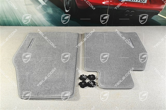 Fussmatten Satz, Steingrau