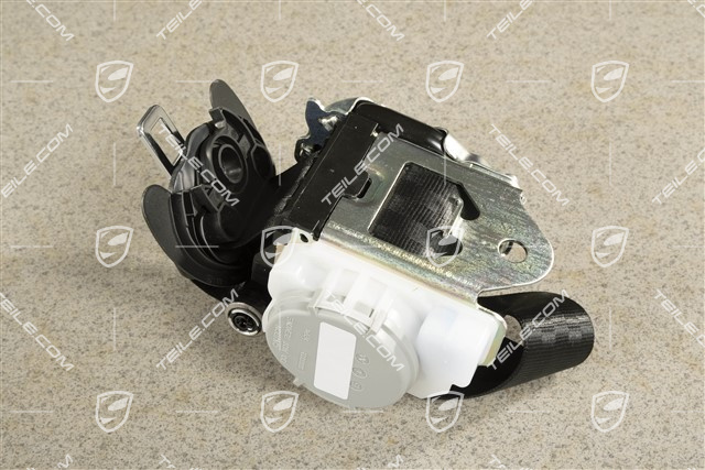 Hintere Sicherheitsgurt, Schwarz, L / USA