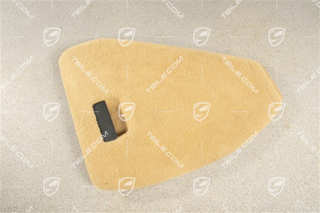 Osłona, Tapicerka bagażnika, welur, Sand beige, L