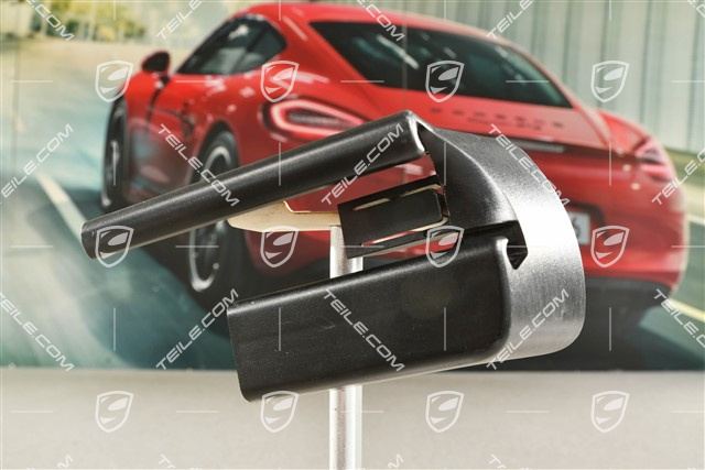 Front seat rail cover, L