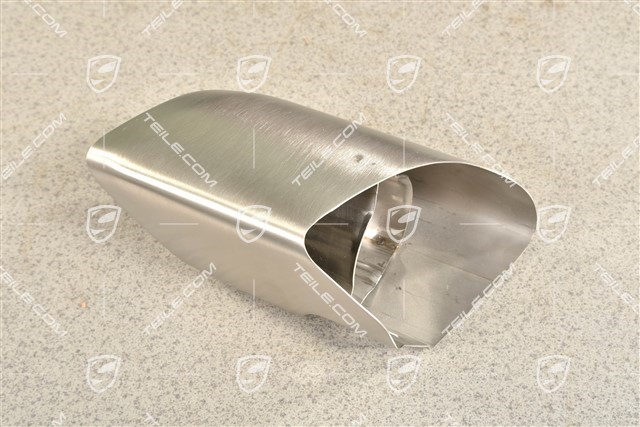 Tailpipe, outer, Panamera Turbo, L