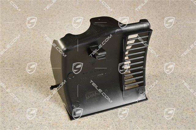 Prowadnica powietrza, czarna, L