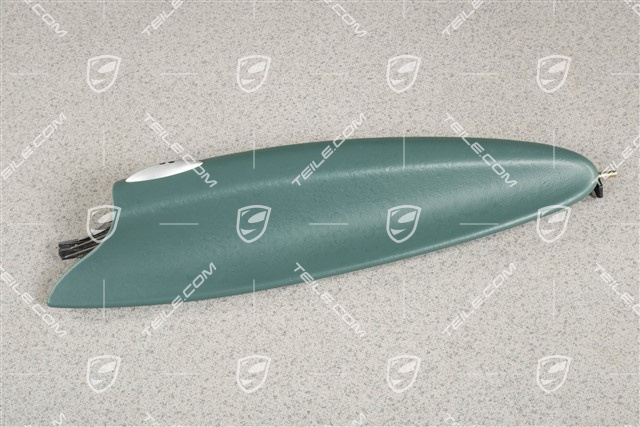 Klapka schowka w drzwi, Skóra, Nephrite green, L