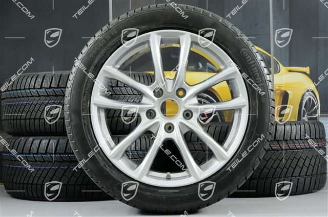 19-inch winter wheels set "Panamera S", rims 9J x 19 ET64 + 10,5 J x 19 ET62 + Continental ContiWinterContact PS830 P winter tyres 265/45 R19 + 295/40 R19