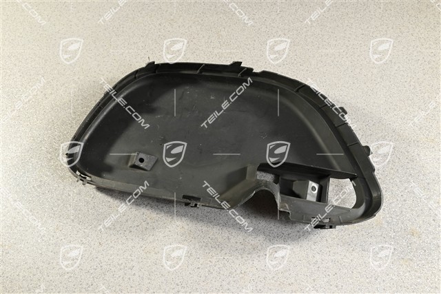GTS, Air duct / guide, Satin black, L