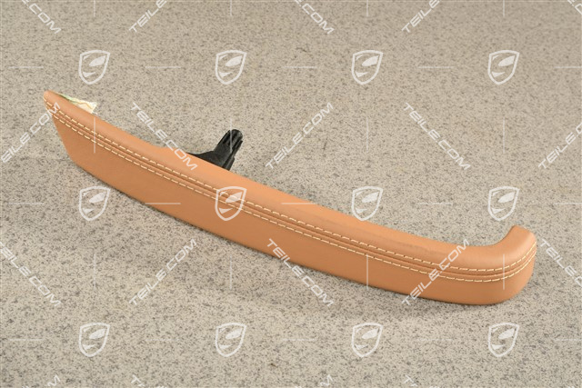 Skórzany Uchwyt tapicerki drzwi, beżowy / piaskowy, L