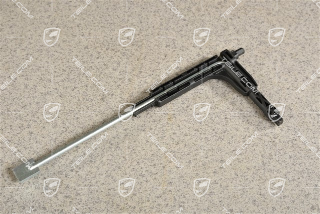 Convertible roof emergency release key