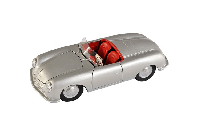 Porsche 356 Nummer 1 ohne Kennzeichen, Welly, Maßstab 1:24