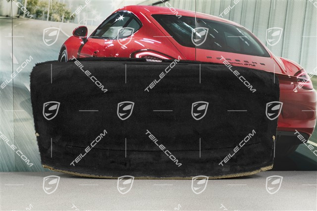 Dywan tylnej ściany / pólki, czarny, system audio ASK, Coupe, Turbo