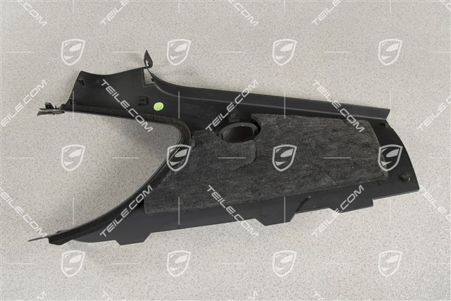 Verkleidung von C-Säule, Schwarz, L