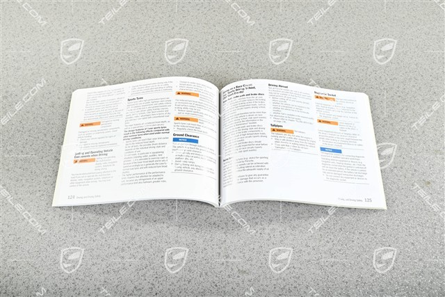 Porsche 911 997.2 Driver's Manual / Handbook, English