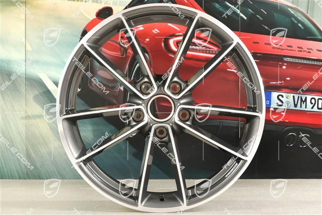 20" Felga Carrera Classic, 8,5J x 20 ET53, Titan