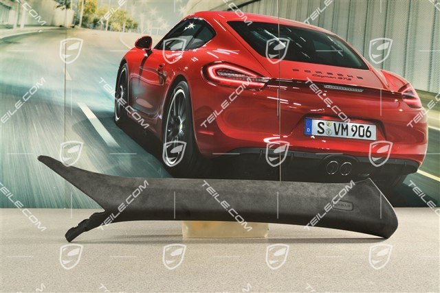 Tapicerka słupka A, Alcantara, czarna, R