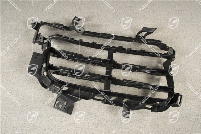 Boczna kratka wentylacyjna zderzaka przedniego, czarny mat, R