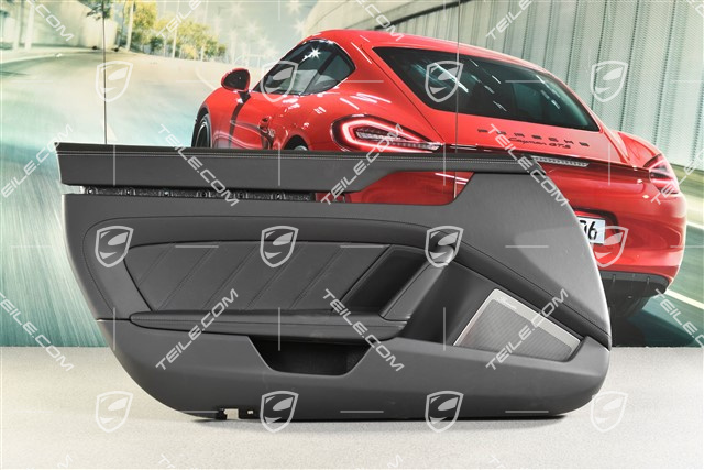 Tapicerka drzwi, czarna, burmester, L (do obszycia)