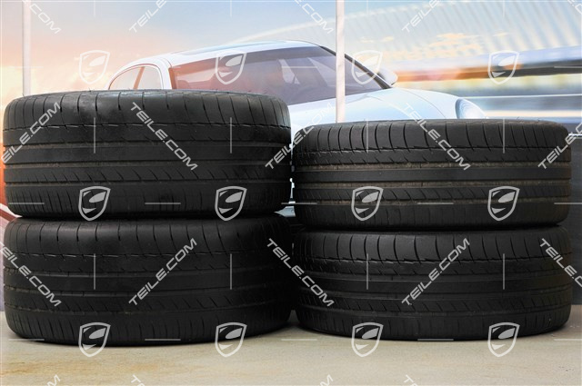 18-inch summer wheels set Cayman S II, rims 8J x 18 ET57 + 9J x 18 ET43 + summer tyres 235/40 R18 + 265/40 R18, without TPM