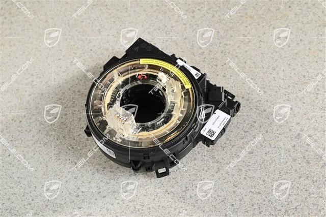 Control unit, steering column switch with spring, steering-angle sensor