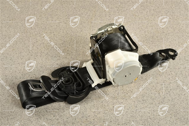 Pas bezpieczeństwa, tylny, czarny, USA, R