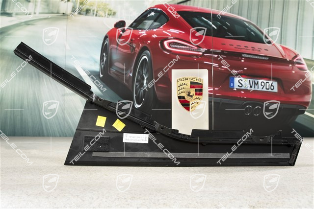 Tür C-Säule Außen Blende, Schwarz, R