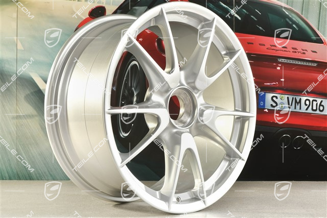 19" Felga GT3 RS, centralne mocowanie, 9J x 19 ET47, srebrna