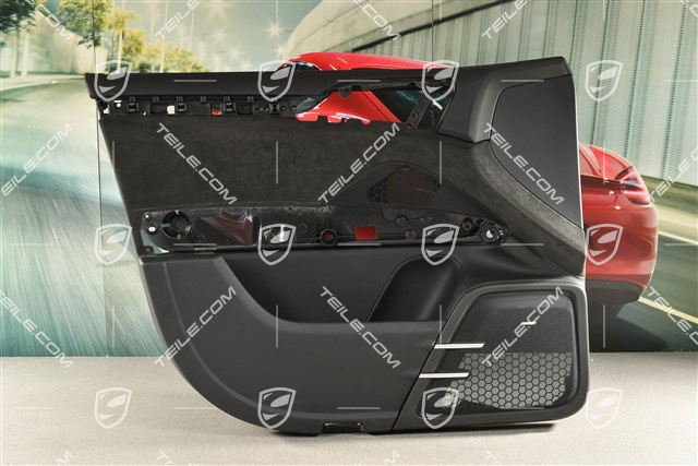 GTS, Tapicerka przednich drzwi, Alcantara, Czarne / Czerwone, Bose, L