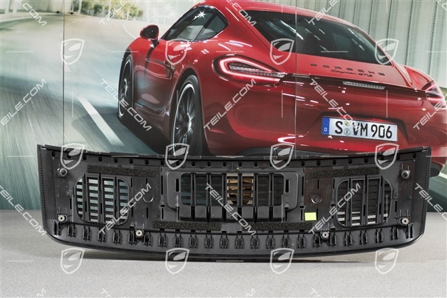 Ventilation grille / rear lid, black