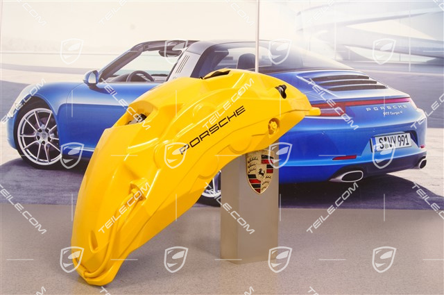 Zacisk hamulcowy przedniej osi, żółty, PCCB, L