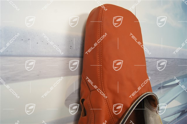 Lehnenbezug, Aussenteil, Basissitz, Leder, Terrakotta, R