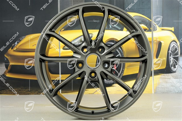 20" Felge GT4, 8,5J x 20 ET61, Platinum Seidenmatt