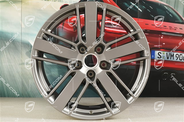 20-inch wheel rim Panamera Design 2, 11,5J x 20 ET68, Platinum Satin-matt