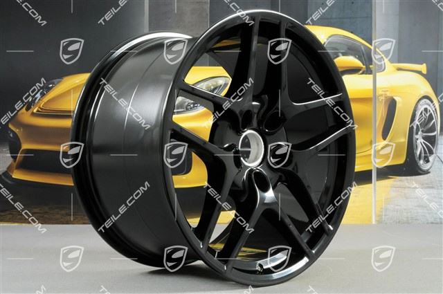 19-inch Carrera S II wheel, 11J x 19 ET51, black highgloss
