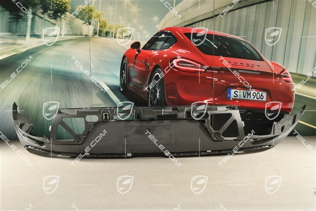 Rear bumper, lower lining, Black