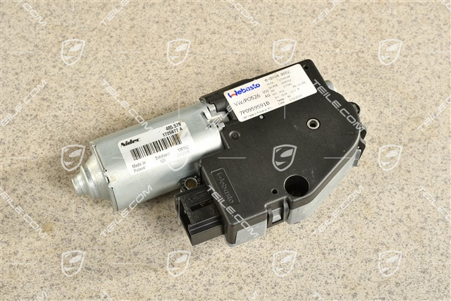 Silnik elektryczny do mechanizmu dachu panoramicznego, przedni
