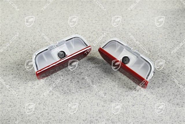 Zestaw projektorów LED, Napis "Porsche",