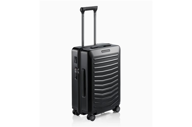 Porsche Design Roadster Hardcase 4W Trolley, black, size S, 38 x 55 x 23/27 cm