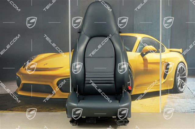 Sitz, manual einstellbar, Heizung, Leder/Kunstleder, Metropolblau, R