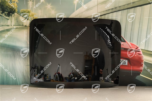Rear window, heated, dark tinted w/o rear wiper package