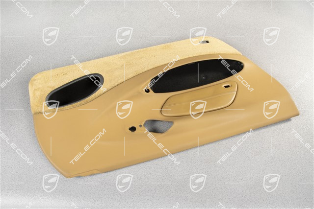 Tapicerka drzwi z blendą airbaga, bez głośnika, skóropodobna, Savanna beige, L