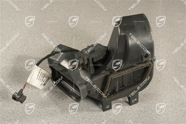 Luftführung  Lüftungskanal mit Luftklappenstellmotor, mitte, R