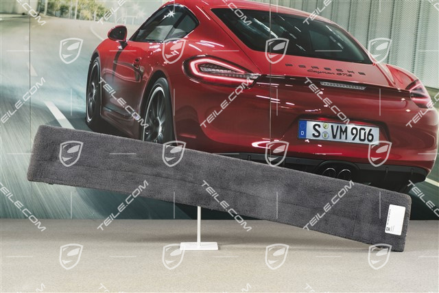 Tapicerka ściany tylnej, Coupe, wykładzina, Sea blue