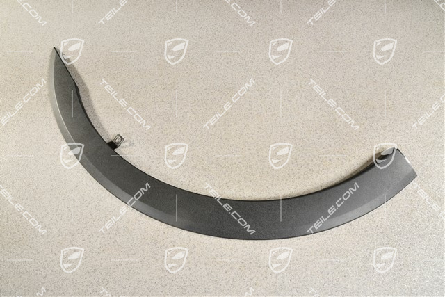 Wide wheel arch cover, front, Black matte, R