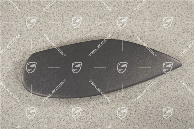 Osłona boczna tunelu środkowego, skóropodobna, Space grey, L